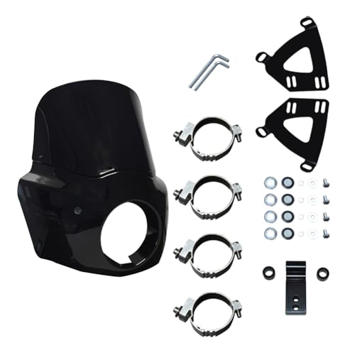 Carénage de phare de pare-brise ABS pour moto FXST Standard 2020-2022 noir Bacar