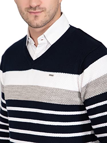 Image of GODFREY V Neck Full Sleeve Sweater for Man Winter Pullover