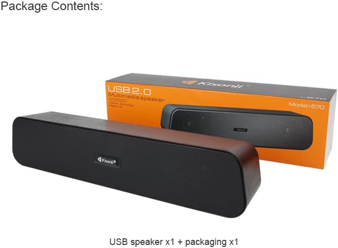 Kisonli I-570 speaker and packaging contents