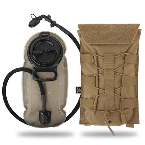 Sac d'hydratation tactique Molle pochette transport réservoir eau 1,4L