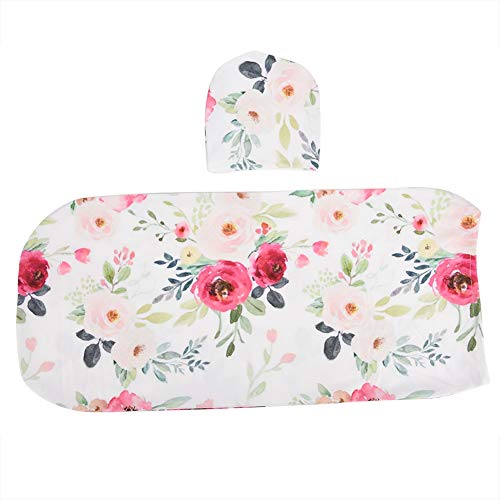 Baby Wrap, Mignon -Shock Baby Wrap pour Un Usage Quotidien pour Photo Prop(Flowers)