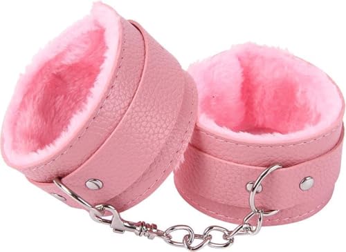 *** Pink Plüsch Handschellen - Für Anfänger in BDSM - Erotikspielzeug - Rollenspiel - Van Heble®