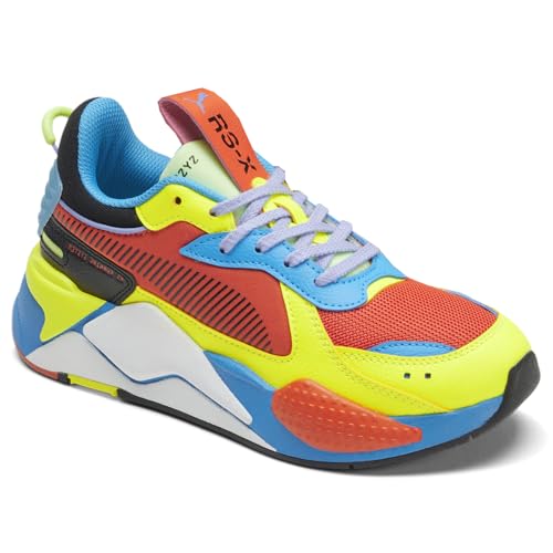 PUMA Kids Boys Rs-X Water Fight Lace Up Sneakers Shoes Casual - Blue, Red, Yellow - Size 4.5 M2
