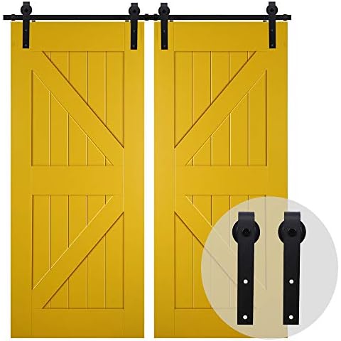 CCJH 200CM Herraje Para Puerta Corredera Kit de granero Cover