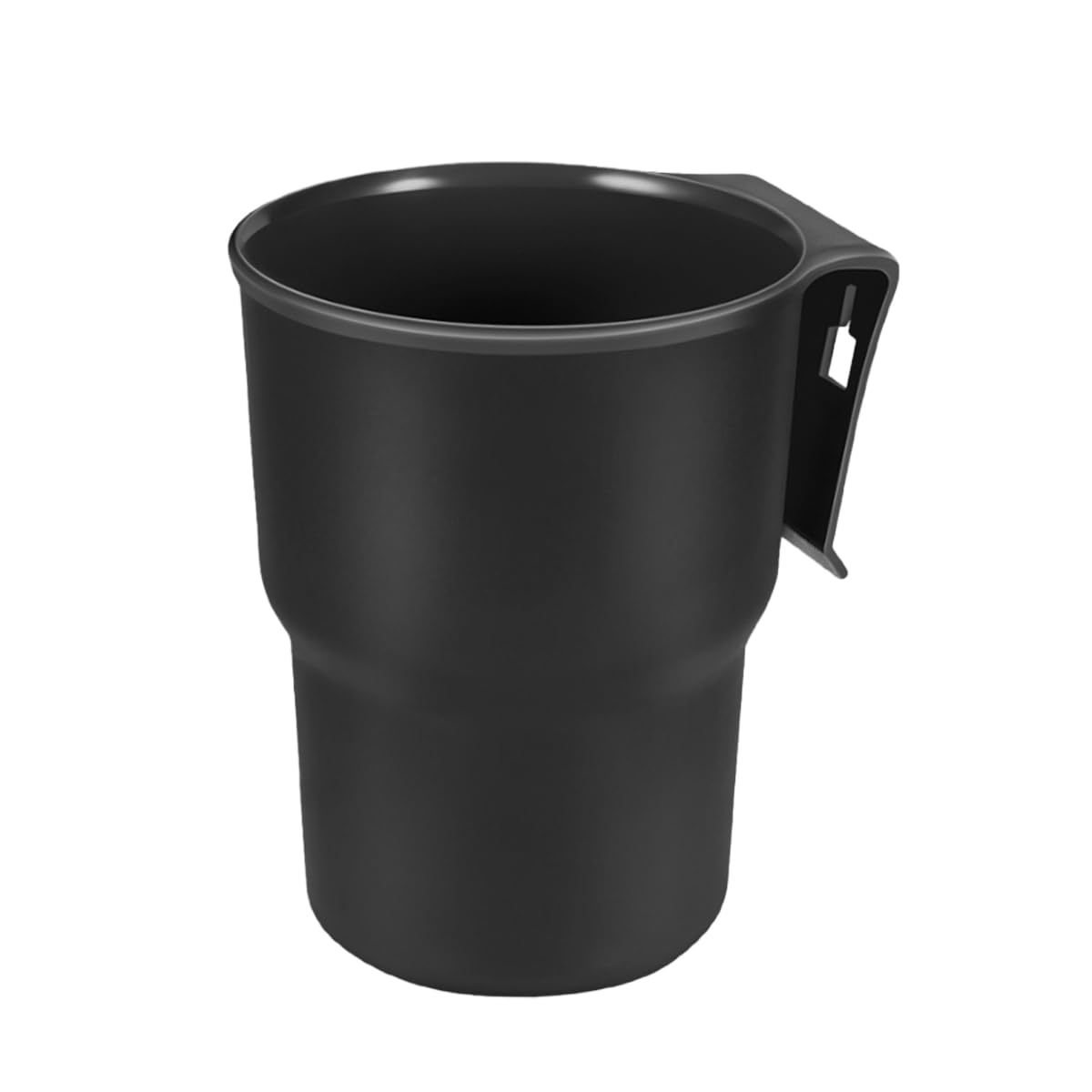 Portavasos colgante para coche, organizador multifunción con clip para ventilación, para ventana y puerta, para teléfono móvil, bolígrafo, café, llave y botella, color negro.