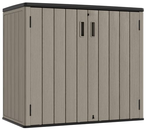 KINYING Outdoor Horizontal Storage Sheds,Outdoor Storage