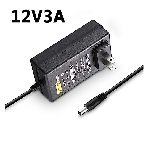 Adaptador de corriente 12V3A con voltaje constante e interruptor CC estable 2