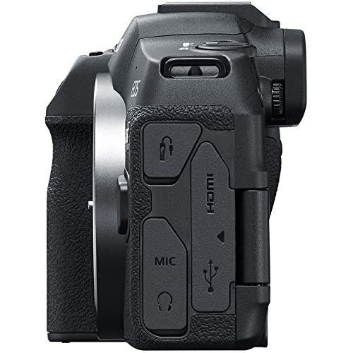 Image of Canon EOS R8 Mirrorless Camera | 24.2MP Full Frame Sensor 4K 60p Video | Compact Lightweight Hybrid Camera for Travel and Content (5803C002) + Canon RF 50mm f /1.8 STM Lens + 64GB Card + Bag