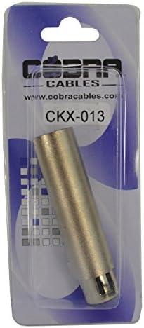 COBRA DMX In-Line Adaptor Converting 5 Pin XLR Male to 3 Pin XLR Female