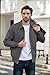 COOFANDY Men Outdoor Golf Fashion Coat Lightweight Bomber Jacket Causal Varsity Flight Windbreaker Track Jacket
