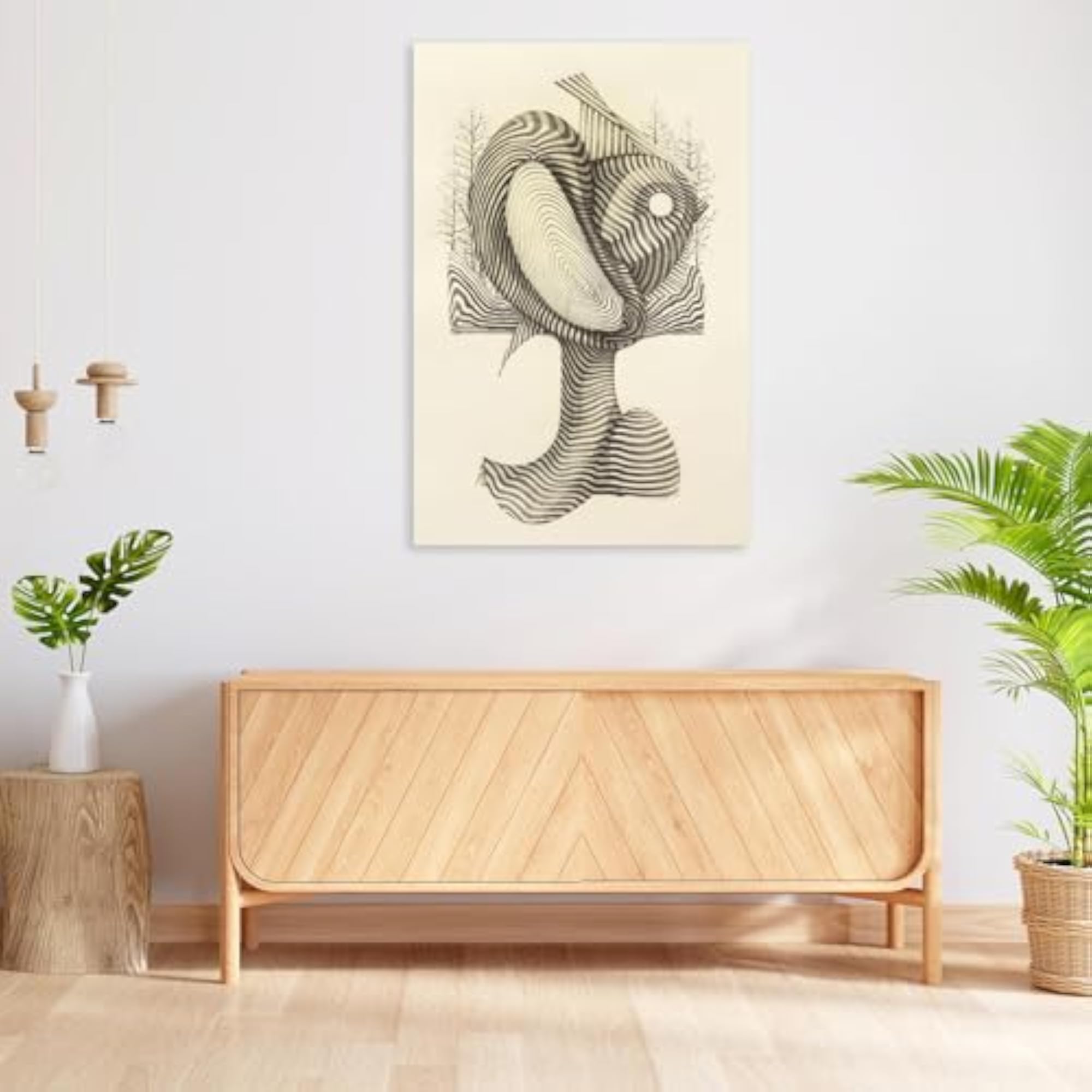 Surreal Artwork D8 Peel & Stick Vinyl Wall Sticker