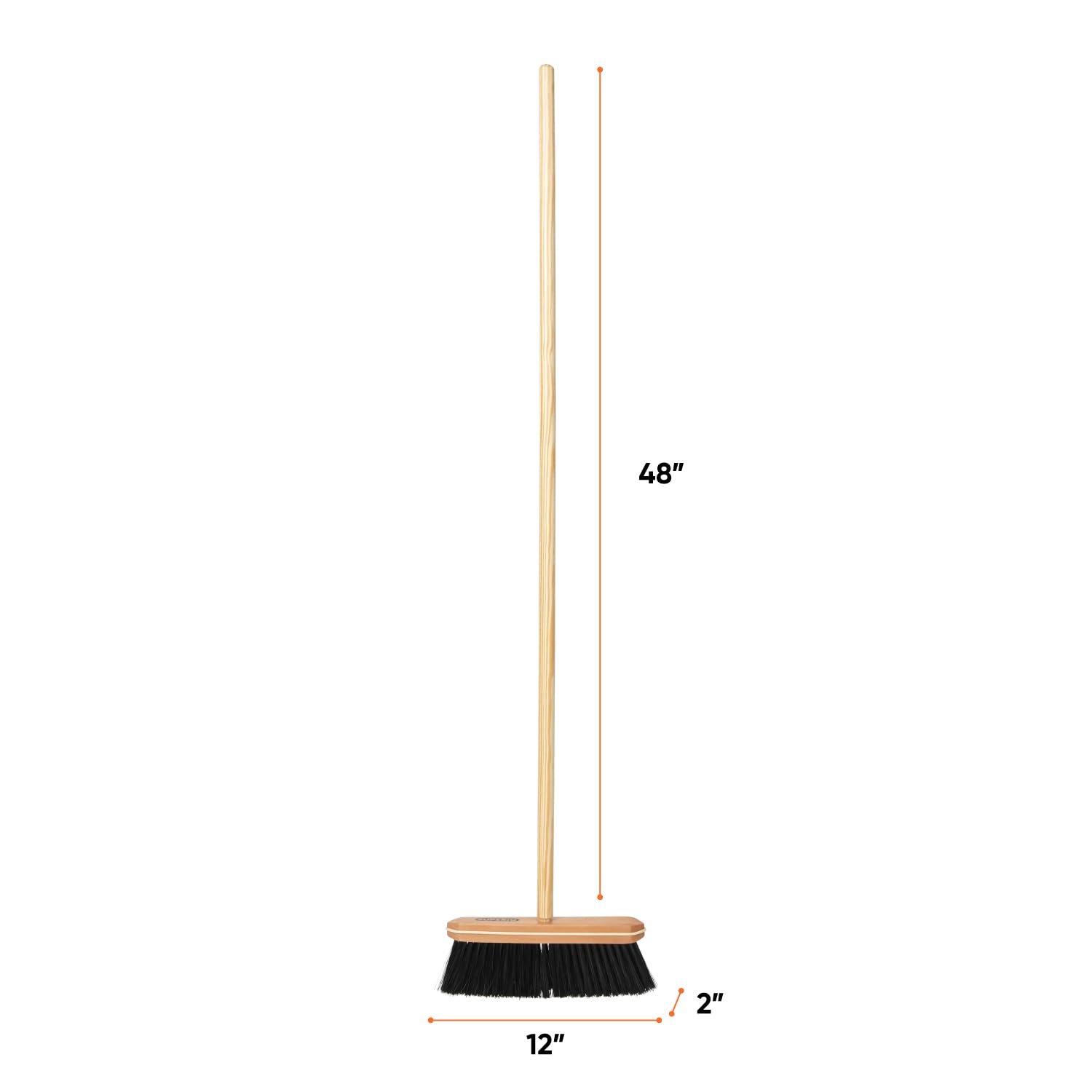 Amazon.com: Superio Kitchen Broom Premium Black Tampico Bristles