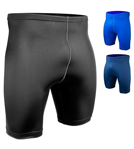 Aero Tech Men's Spandex Workout Shorts Made in USA to Provide Light Compression for Exercise and Muscle Support