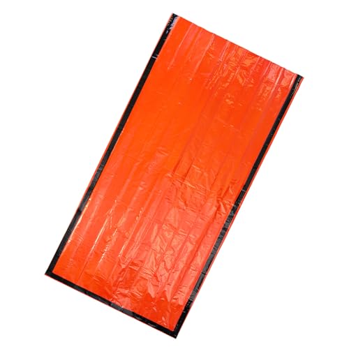 Keenso Bolsa de Dormir de Emergencia, Saco Bivy Reflectivo Térmico Ligero, 82.68x41.34 pulgadas, Kit Compacto de Supervivencia para Camping y Senderismo miniatura 5