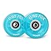 CLAS FOX Roller Skate Wheels Light up with Shining Dots and ABEC-9 Bearings Installed 65mm X 35mm 82A 8 PCS Outdoor or Indoor for Double Row Skating (Blue)