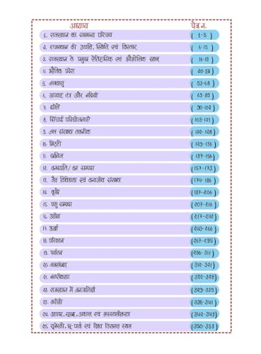 Image of Vijay Sihag Publication Rajasthan Geography 2.0, Hindi Medium, New Edition 2026, for RAS, Teacher, PSI and Police Exams (Meridian Academy Competitive Exam Series)