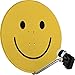 Produktbild TechniSat SATMAN 850 Plus - Satellitenschüssel für 4 Teilnehmer (85 cm Sat Spiegel mit Masthalterung und 40mm Universal-Quattro-Switch-LNB) Smiley-gelb