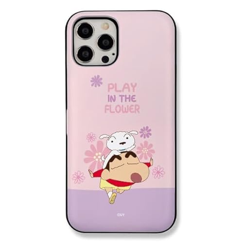 iPhone14 Pro Max p N񂿂 }Olbg J[h [ P[X y{甭z CrayonShinchan Play S1 Magnetic Card Case ACtH 14 v }bNX Ή TPU + PC 