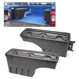 GRAND ORANGE Lockable Truck Bed Storage Box Pair Driver & Passenger Side