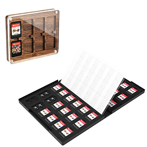 Game Card Display Box + 108 Slots Card Case: 8 Slots Magnetic Closure Game Cards Case with 36 Game Card + 72 Micro SD Game Card Case for Nitendo Switch Card Holder