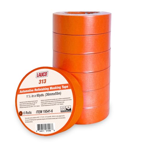 LAUCO Orange Automotive Masking Tape (1.5 in x 60 yd)