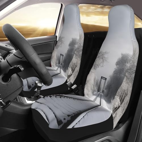 Housse de siège de voiture universelle respirante pour auto et SUV (Lot de 2)