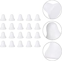Vista 3 de 20 cascabeles de espuma, campanas de Navidad, suministros de manualidades, kits de modelado de bolas de espuma blanca, adornos colgantes para árbol