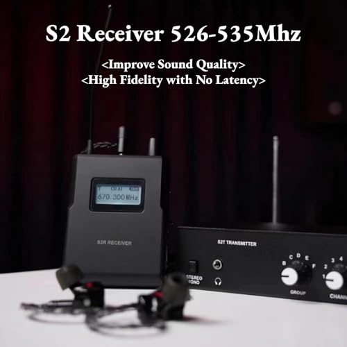Radio receptor portátil Diyeeni 526-535Mhz con pantalla LCD y auriculares miniatura 2