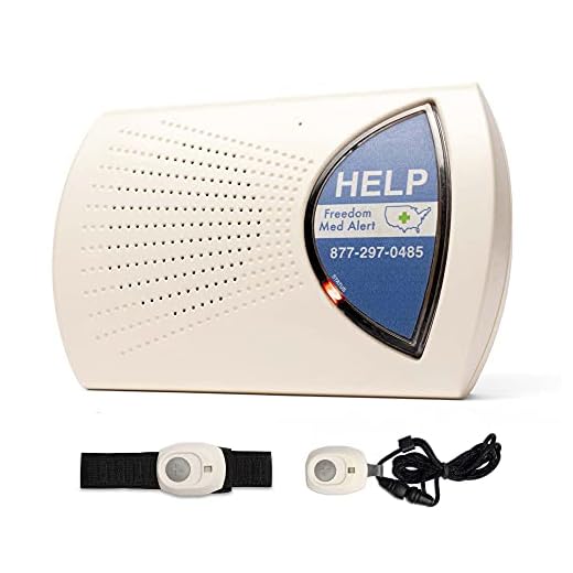 Freedom Med Alert - MXD Medical Alert System - Long Range, Home Based Alerts - Personal Emergency Button Necklace & Wristband - Waterproof - 24/7 Monitoring for Senior & Elderly - 4 Months Service