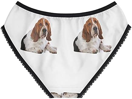 DogsMakeMeHappy Basset Hound Panties, Basset Hound Underwear, Briefs, Cotton Briefs, Funny Underwear, Panties For Women