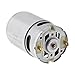 BERWENNY RS550 DC Motor 10.8V 12V 14.4V 16.8V 18V 25V 21500-29000RPM with Single Speed 9Tooth/12Tooth for Electric Drill (Size : 1pc, Color : 9Tooth 12V)