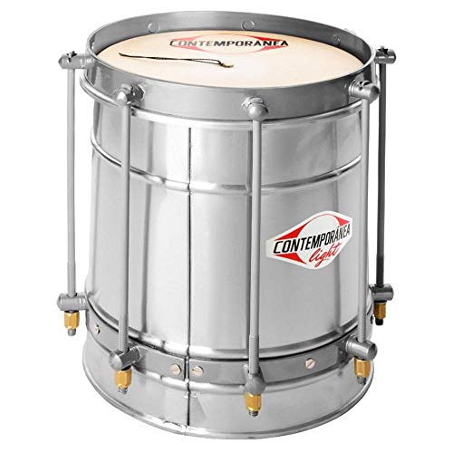 Cuíca Contemporânea 116lt Light Alumínio 8x23 Pele Couro