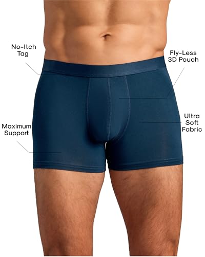 Calzoncillos bóxer de micromodal True Classic, pack de ropa interior suave 2