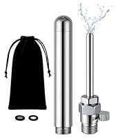 Metall-Duschkopf-Set für Darmspülung mit Durchflussregler – Unisex-Duschsytem zur Intimpflege für Damen & Herren – Inklusive Samthandtasche als Duschzubehör