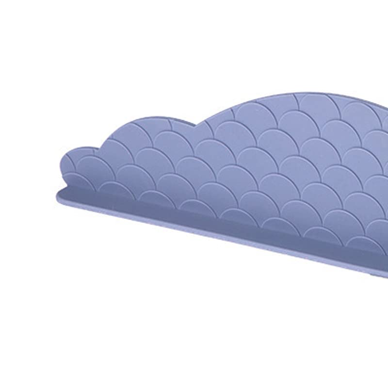 Premium Silicone Sink Splash Guard – Strong Suction, Non-Slip Splash Protector for Kitchen, Dishwashing & Cooking – Easy to Clean, Durable (Blue)