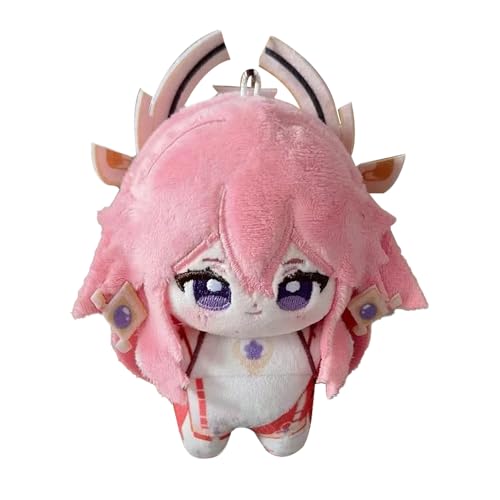 Xinnice Anime Plush Yae Miko Figura suave Raiden Shogun Lyney Figura de dibujos animados Mochila Colgante de 10 cm Regalo para fans Xinnice Anime Plush Yae Miko Figura suave Raiden Shogun Lyney Figura de dibujos animados Mochila Colgante de 10 cm Regalo para fans