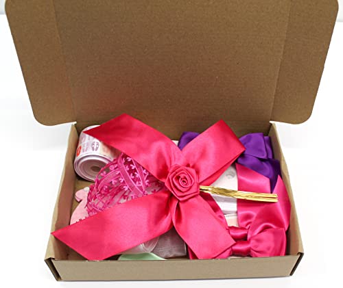 CaPiSo 16 Teile Dekoration Windeltorte Babyparty Schnullerparty Babyband Schleifenband Baby Schleifen+ Aufkleber (Girl 03)