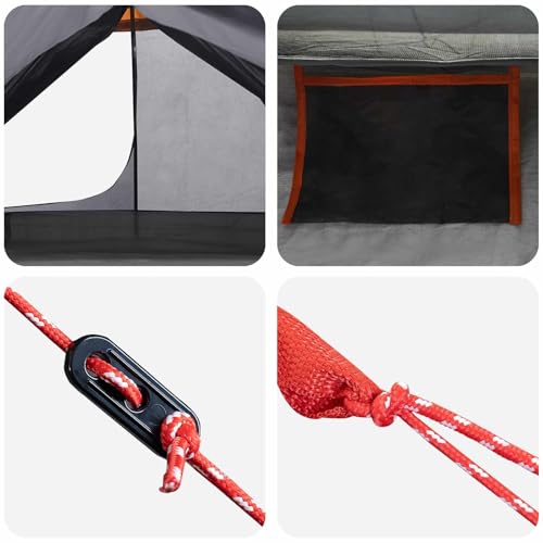 Tente de trekking en polyester 185T durable avec revêtement PU
