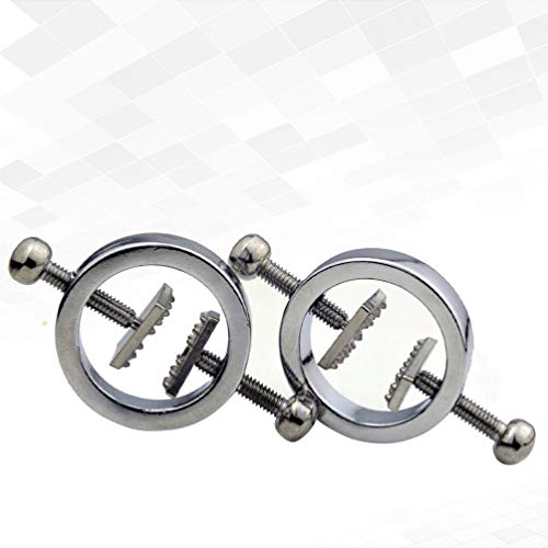 DOITOOL 2 Pares Anéis de Mamilo Não Piercing Papilla Alisadores Corretor Mamilo Blamps Braçadeiras d