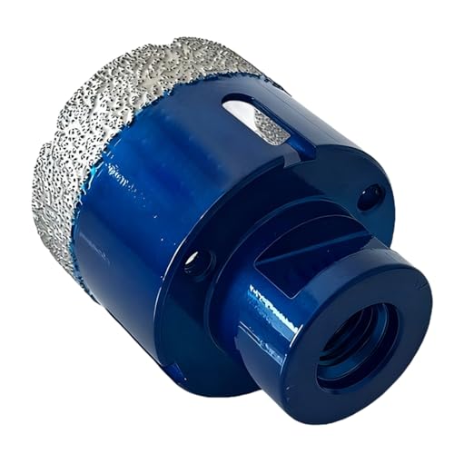 boxoon Broca de 8 mm, sierra perforadora de rosca M14 para amoladora angular, azulejos de perforación en seco, piedra, azul