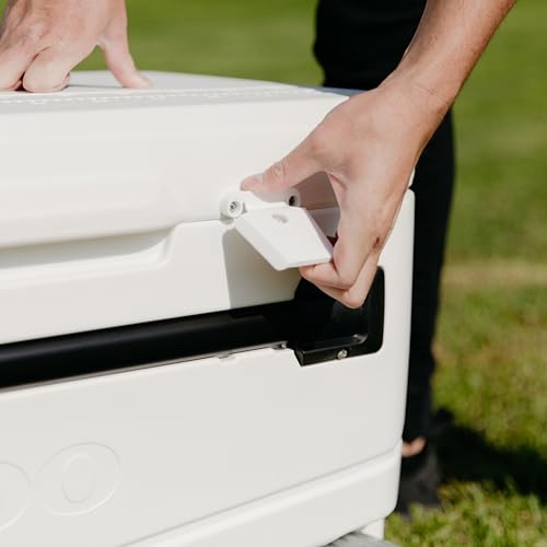 Igloo Glide 110 Qt Roller Cooler, White - image 7