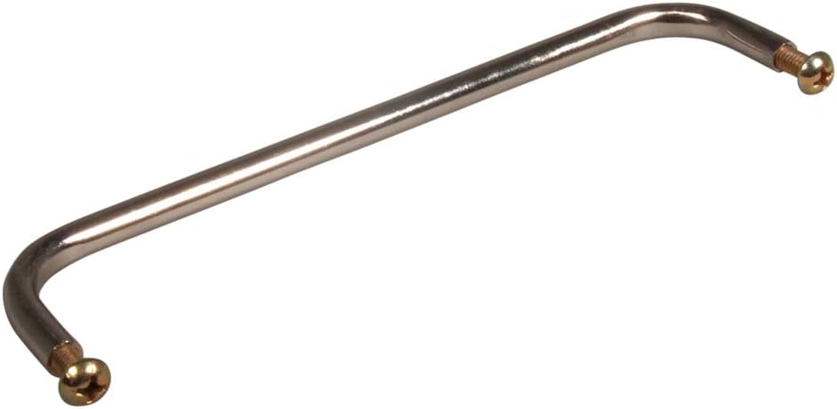 Rayher Metal Bracket w. 2 Screws, Silver, 15,4x3cm, tab-Bag 1pc