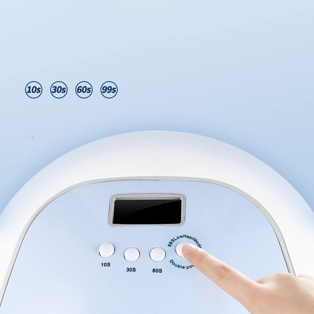 Lampada Unghie Asciugatrice Strumenti for nail art - Macchina for la fototerapia manicure - 120W Essiccatore for chiodi in fast-indugiamento - Asciugacatura professionale Gel Polacco Gel in Casa