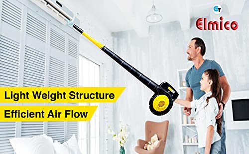 Image of Elmico 700W Blowers for Cleaning Dust /Dust Remover /Ac Cleaner / 100% Copper Armature /Electric Air Blower Heavy Duty continuously with /Extension Wire &1 Extra Blower Pipe (Made in India)