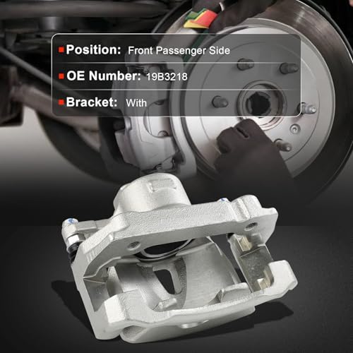 Image of cciyu Front Right Brake Caliper Assembly w /Bracket 19B3218 2006 2007 2008 2009 2010 2011 2012 2013 2014 2015 For Lexus For IS250
