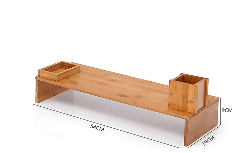 Computer Monitor Heightening Stand Base Desk Display Increased Shelf Desktop Bracket Storage