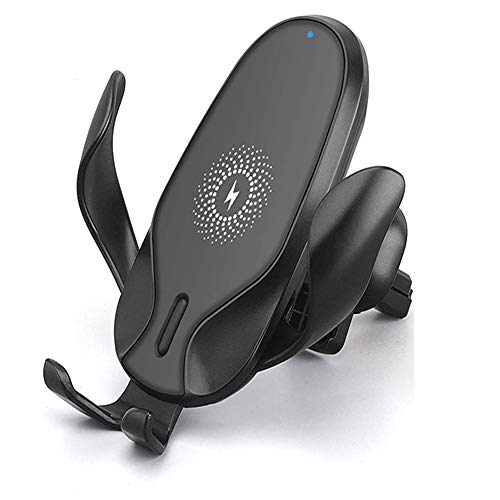 Kabelloses Auto Ladegerät, Qi 15W Schnellladung Automatisches Spannen Auto Entlüftung Halterung, für Samsung Galaxy S9/S9+/S8/S8+/Note 8/5/ Apple