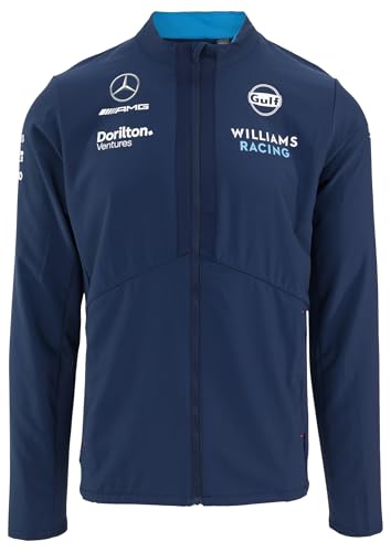 Umbro x Williams Racing Team Presentation Full Zip Mens Jacket Peacoat/Diva Blue Small