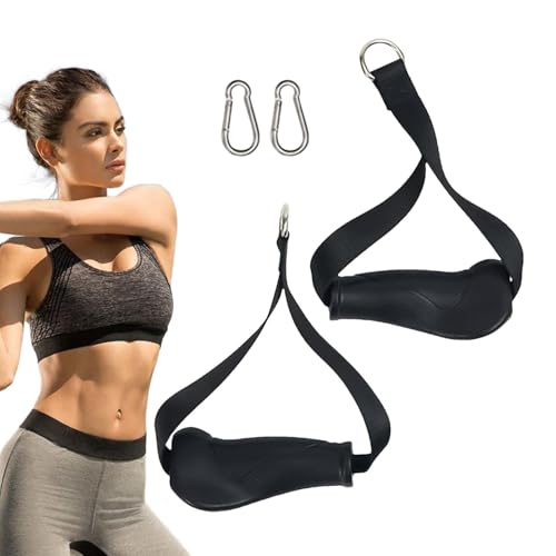 Manijas de gimnasio para cables, manijas de máquina de cable | D Gandles de banda de resistencia,Equipo de Gimnasio Cables para Bandas de resistencia de entrenamiento en casa