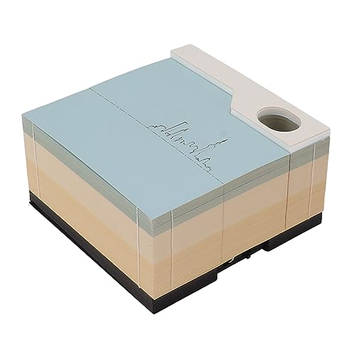 Bloc-notes 3D Chrees design nuit de decoration papier pour maison et classe - 4